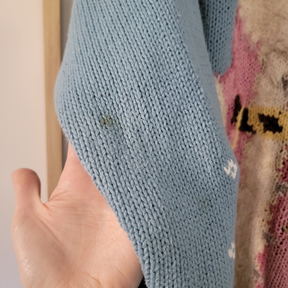 Vintage Ugly Santa Christmas Sweater Oversized Jumper - Picture 10 of 13